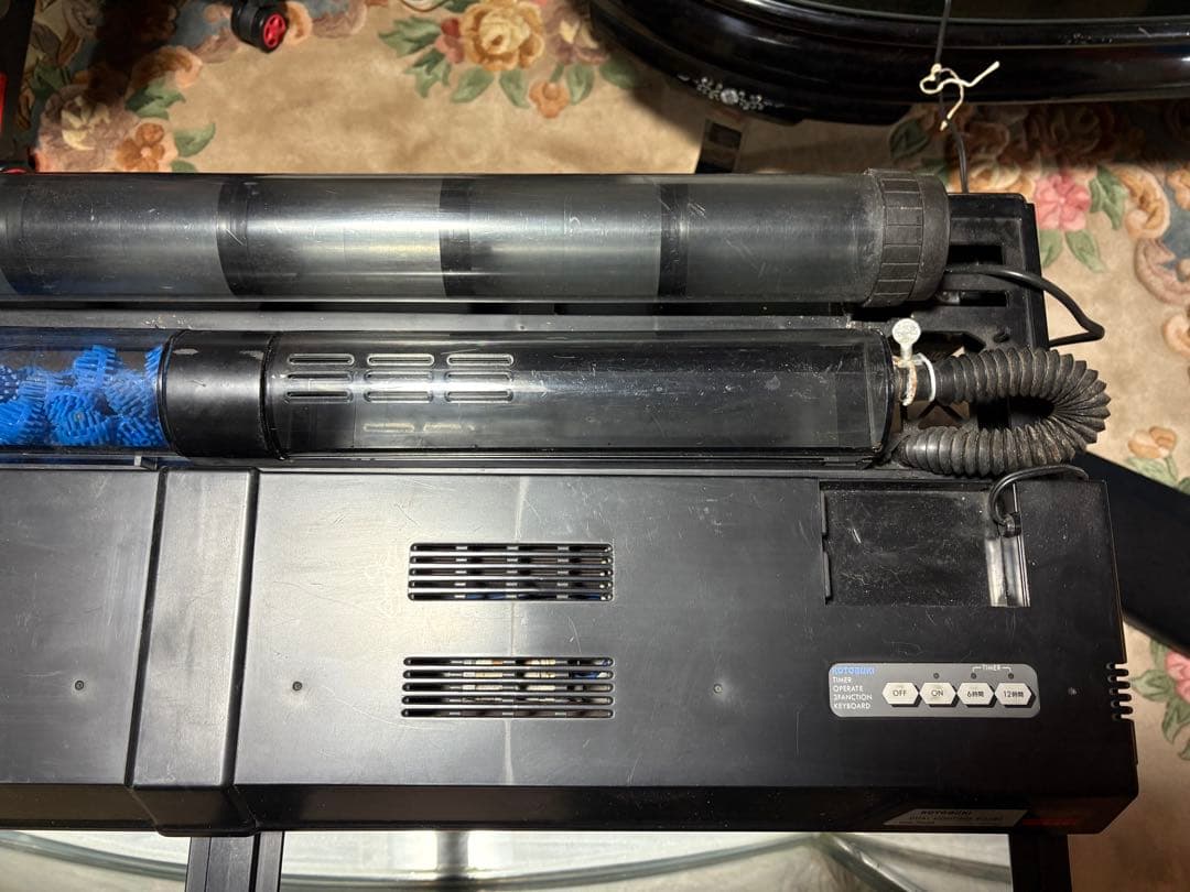 大きな水槽 蛍光灯照明付き