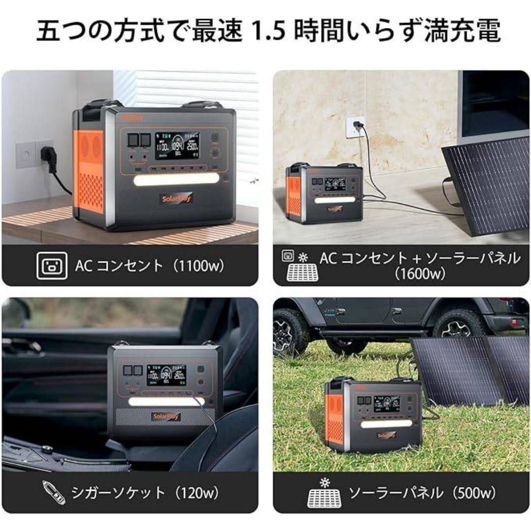 新品未開封　ポータブル電源2300Wh ＋ 折りたたみソーラーパネル400W