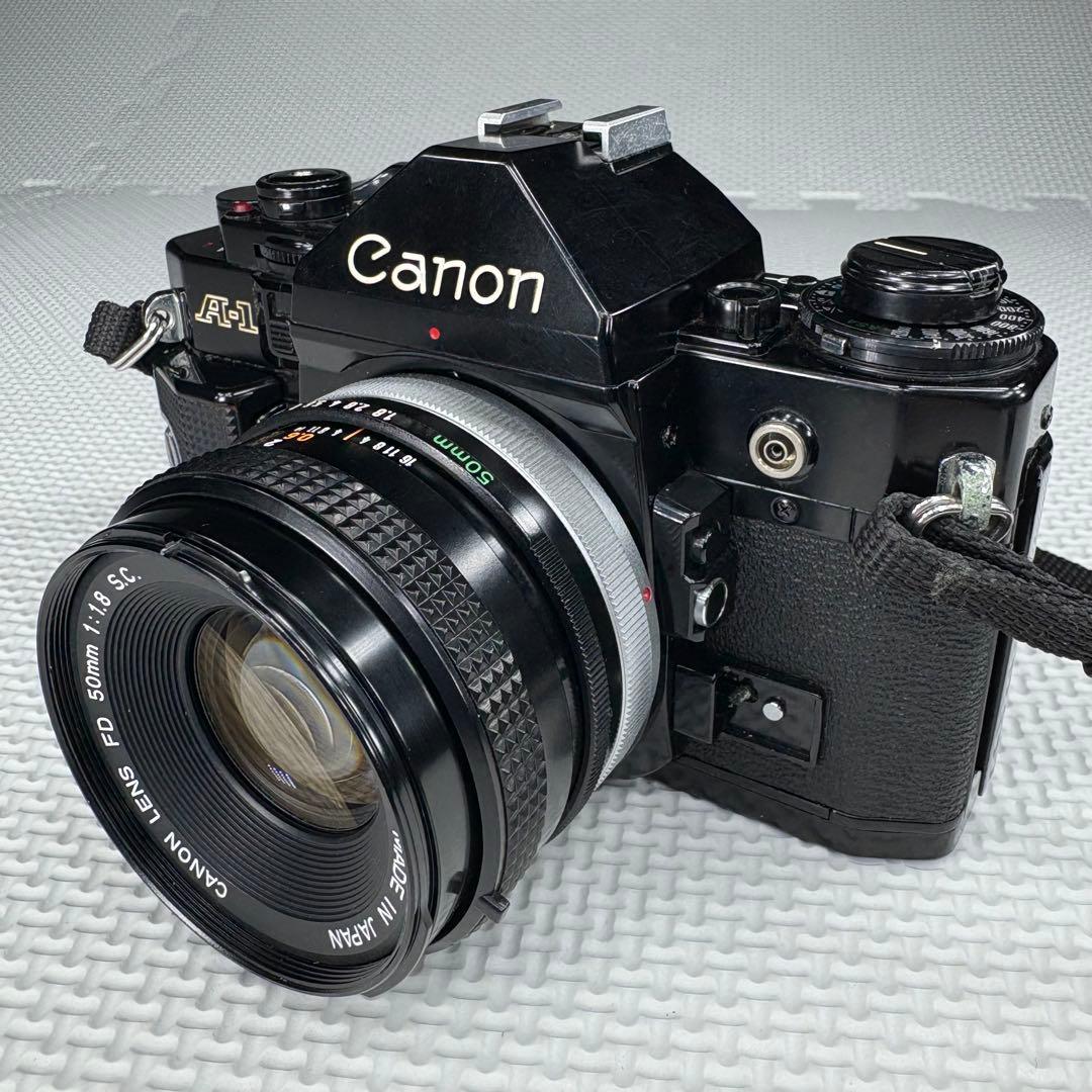 Canon A-1 一眼レフカメラ 50mmレンズ付き