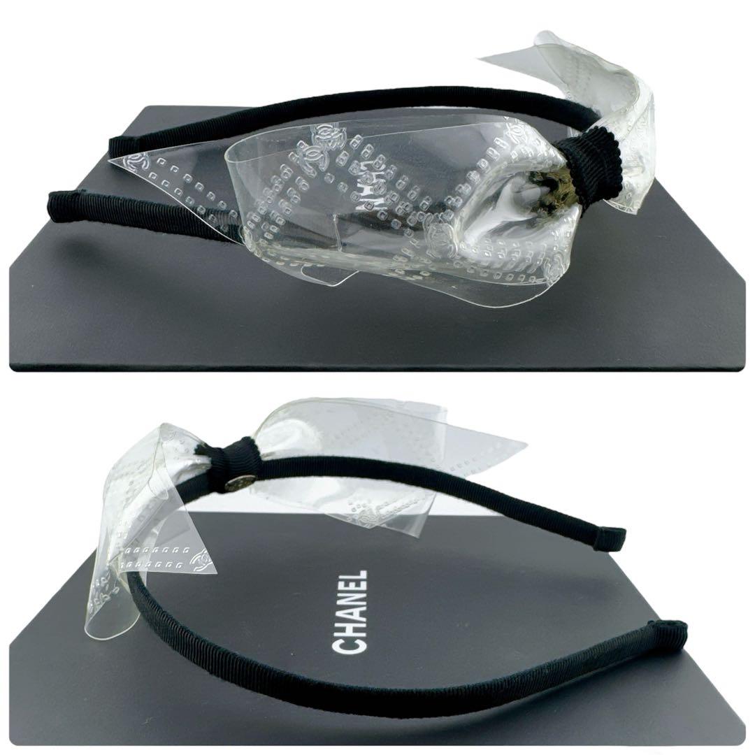 激レア◇美品◇シャネル 18S ココマーク リボン カチューシャ ヘアバンド