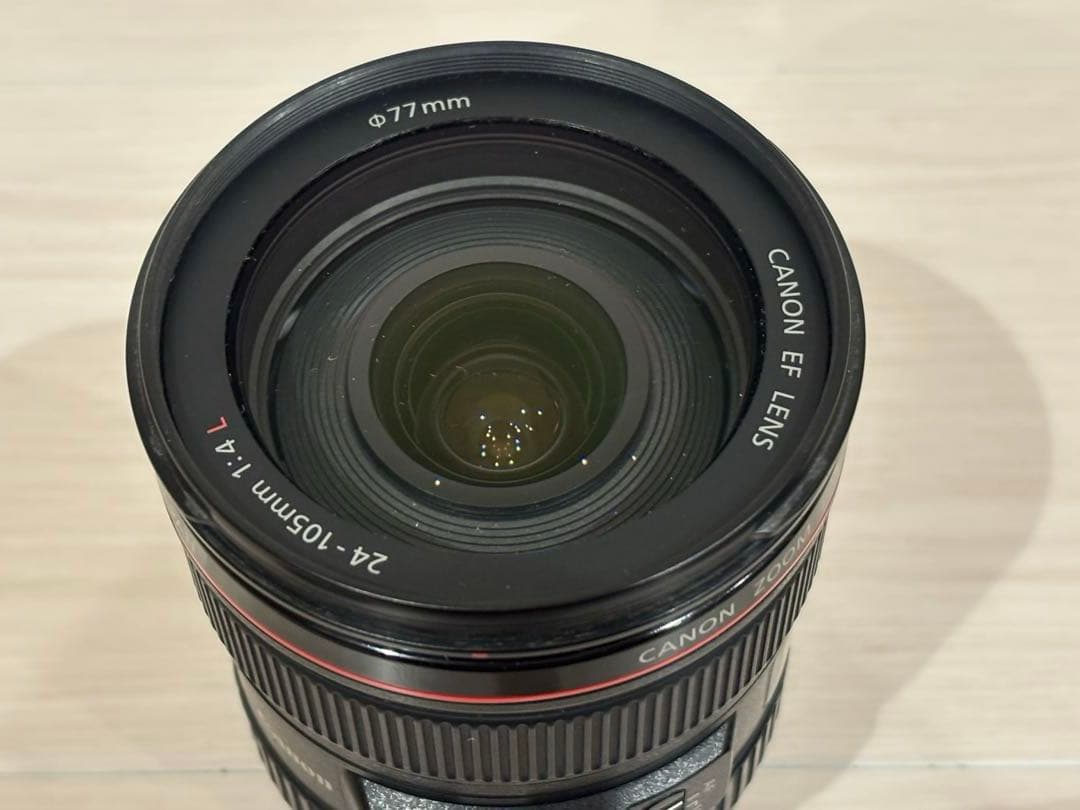 canon EF 24-105mmレンズ、canonEO55ODバッテリー付き