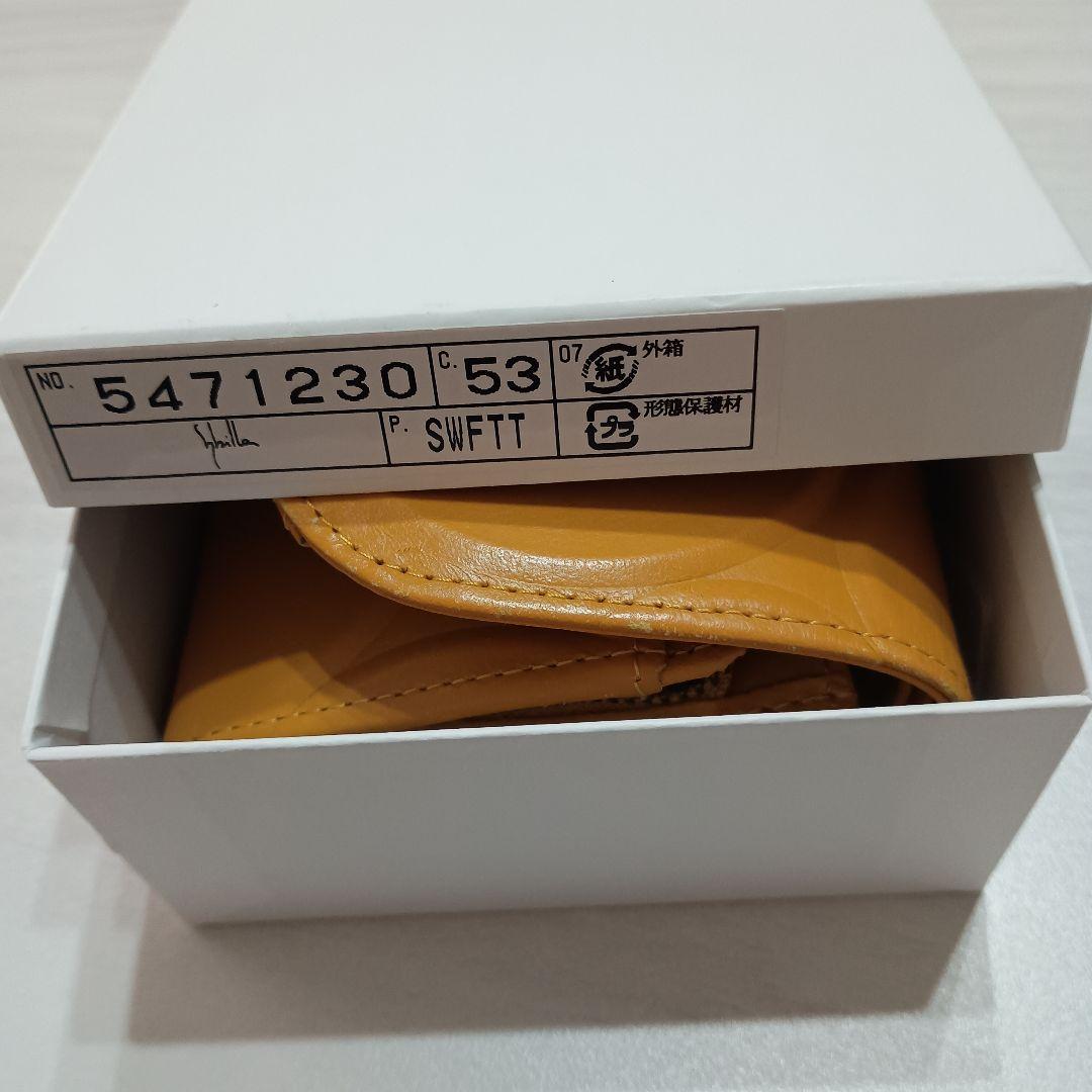 ★Sybilla 　シビラ　二つ折り財布　金運アップレザー 黄色　新品　未使用★
