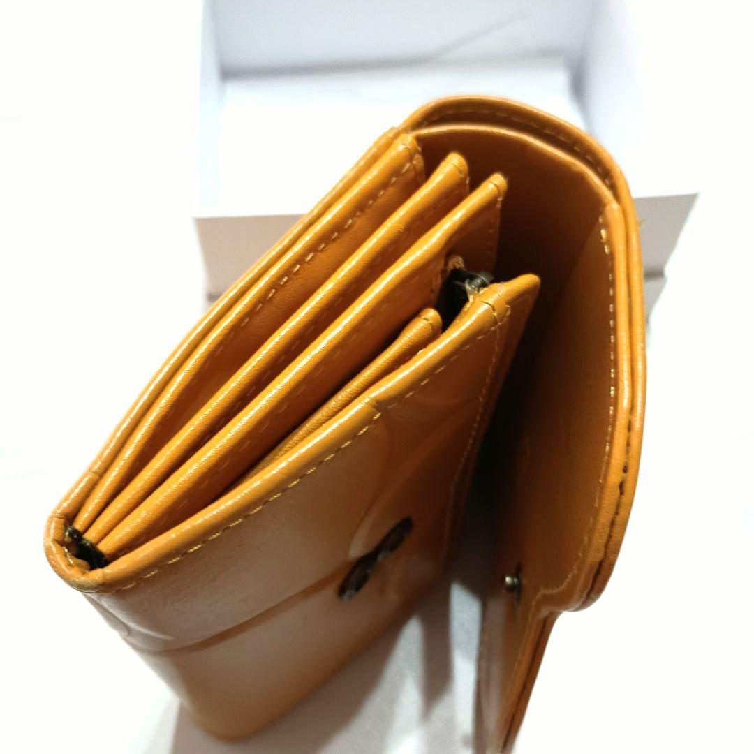 ★Sybilla 　シビラ　二つ折り財布　金運アップレザー 黄色　新品　未使用★