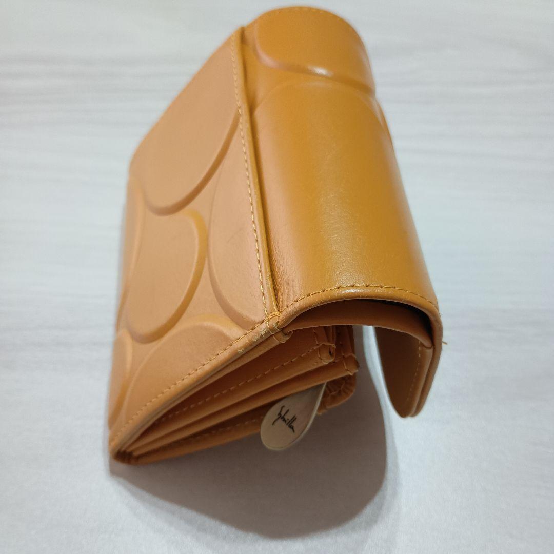 ★Sybilla 　シビラ　二つ折り財布　金運アップレザー 黄色　新品　未使用★