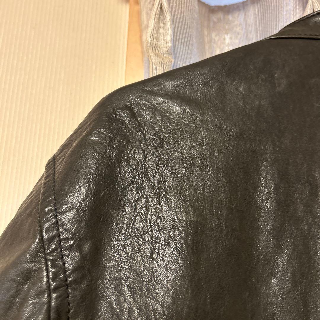 DIESEL ブラックレザージャケット Sサイズ