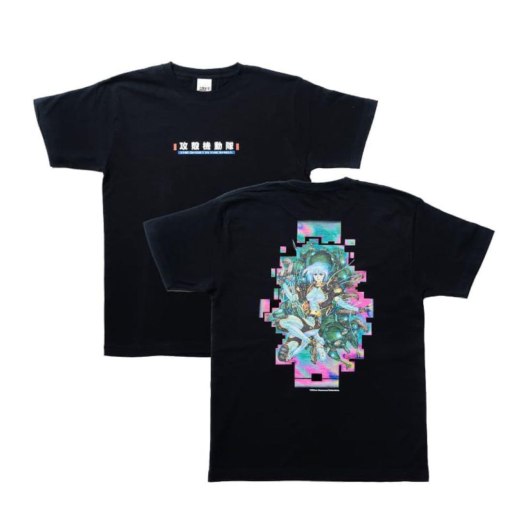 攻殻機動隊 ブラック Tシャツ Lサイズ士郎正宗の世界展 限定 グッズ 大阪