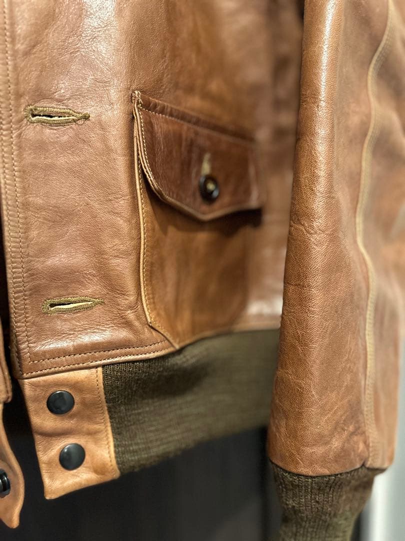 激渋　バズリクソンズ　Type A-1 レザージャケット　フライトジャケット