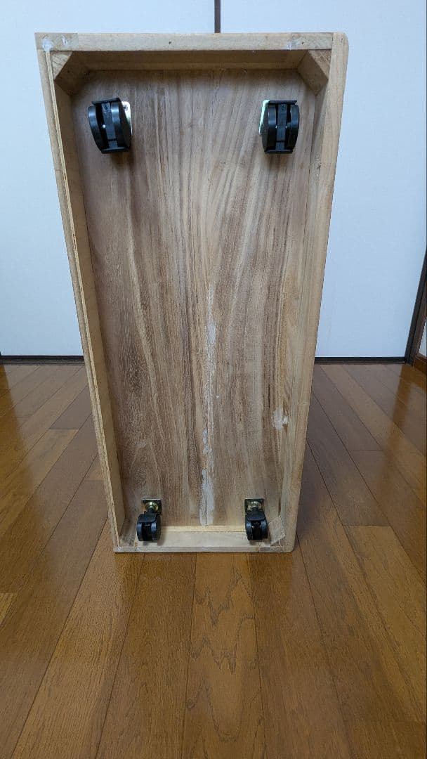 【最終値下げ】キャスター付き木製チェスト　電話台