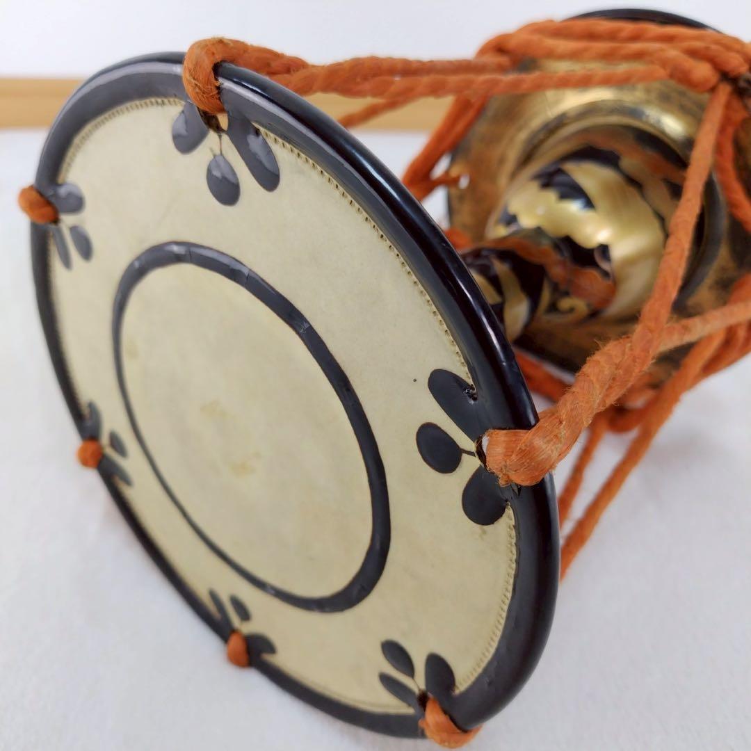 小鼓 和楽器 打楽器 締太鼓 能 歌舞伎 伝統芸能 金蒔絵 本革 雅楽おすすめ