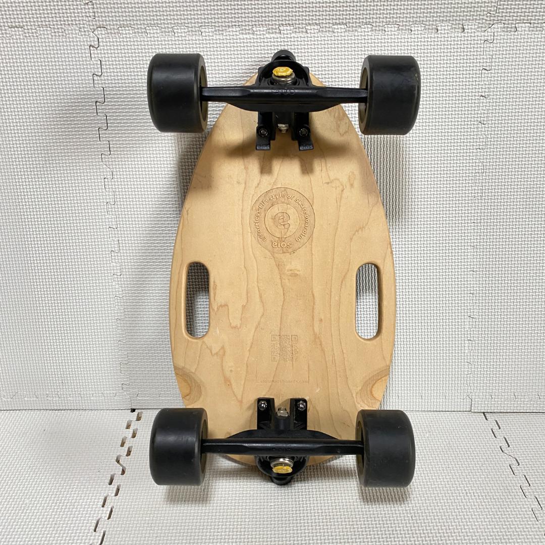 elos スケートボード ミニクルーザー ブラック イロス スケボー 動作OK