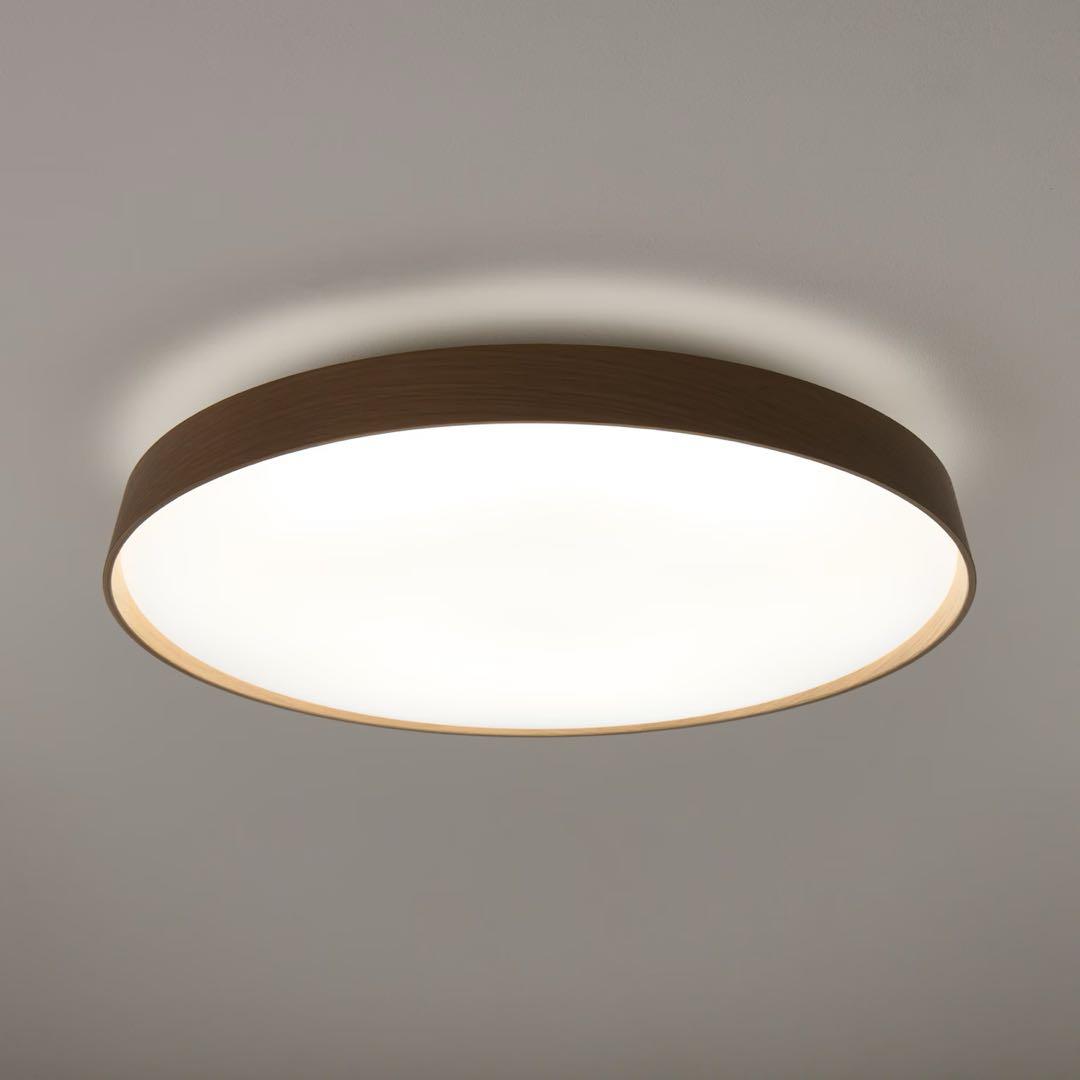 新品未使用　無印　LED 木製シーリングライト　調光調色機能付き　10畳