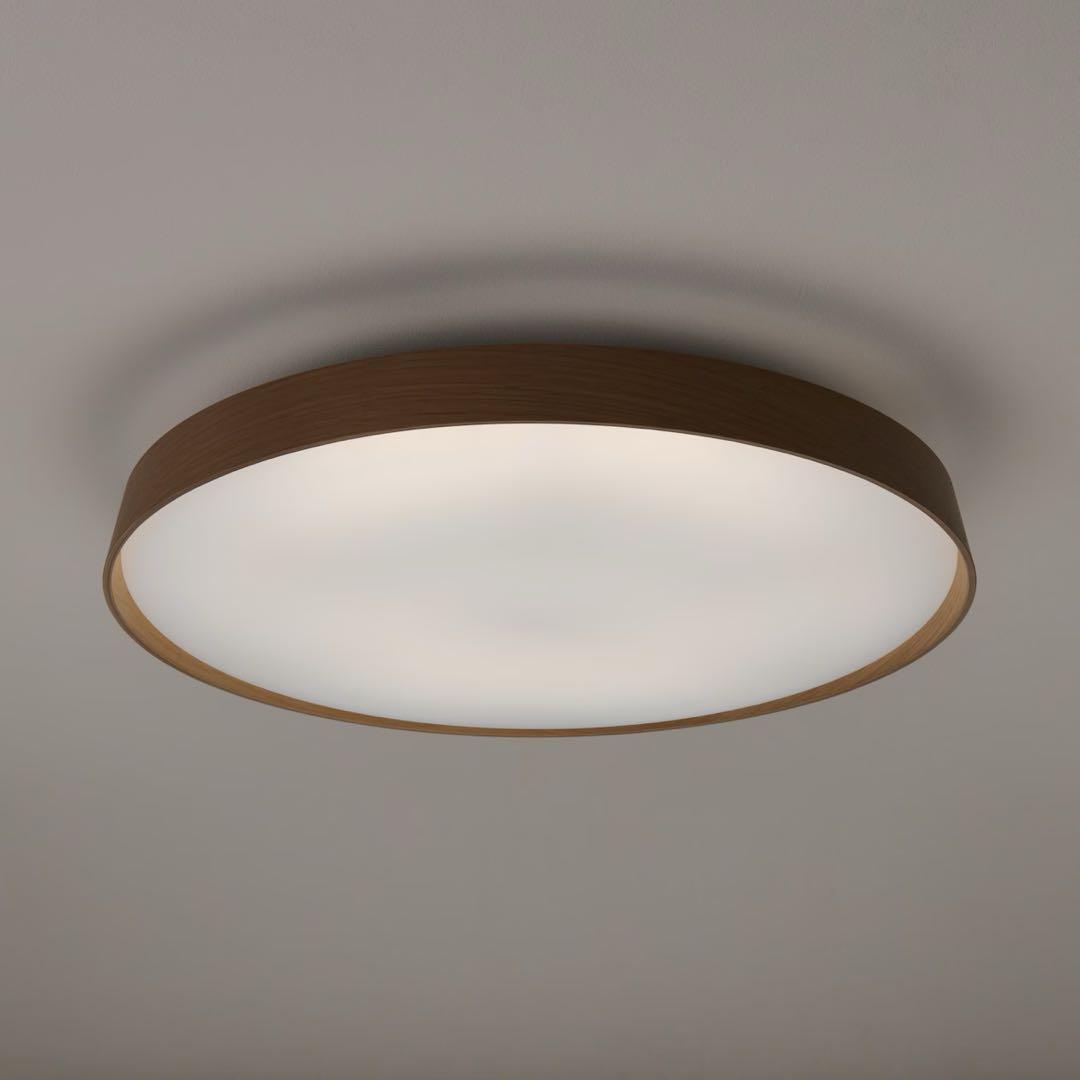 新品未使用　無印　LED 木製シーリングライト　調光調色機能付き　10畳
