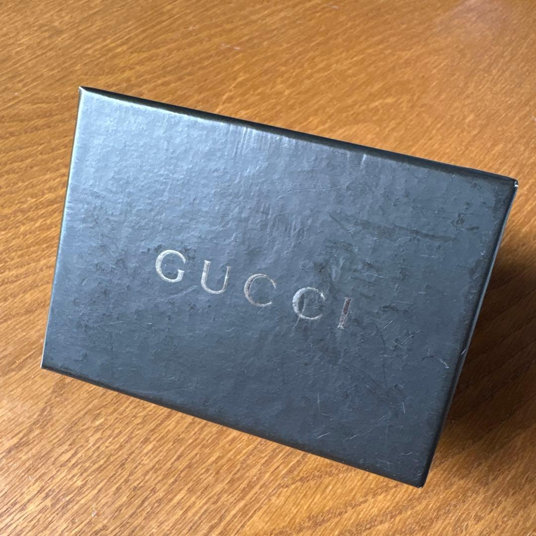 GUCCI ブラックレザー 二つ折りキーケース