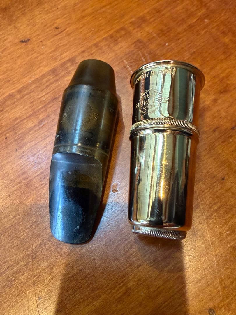 セルマー ソプラノサックスマウスピース とカバー