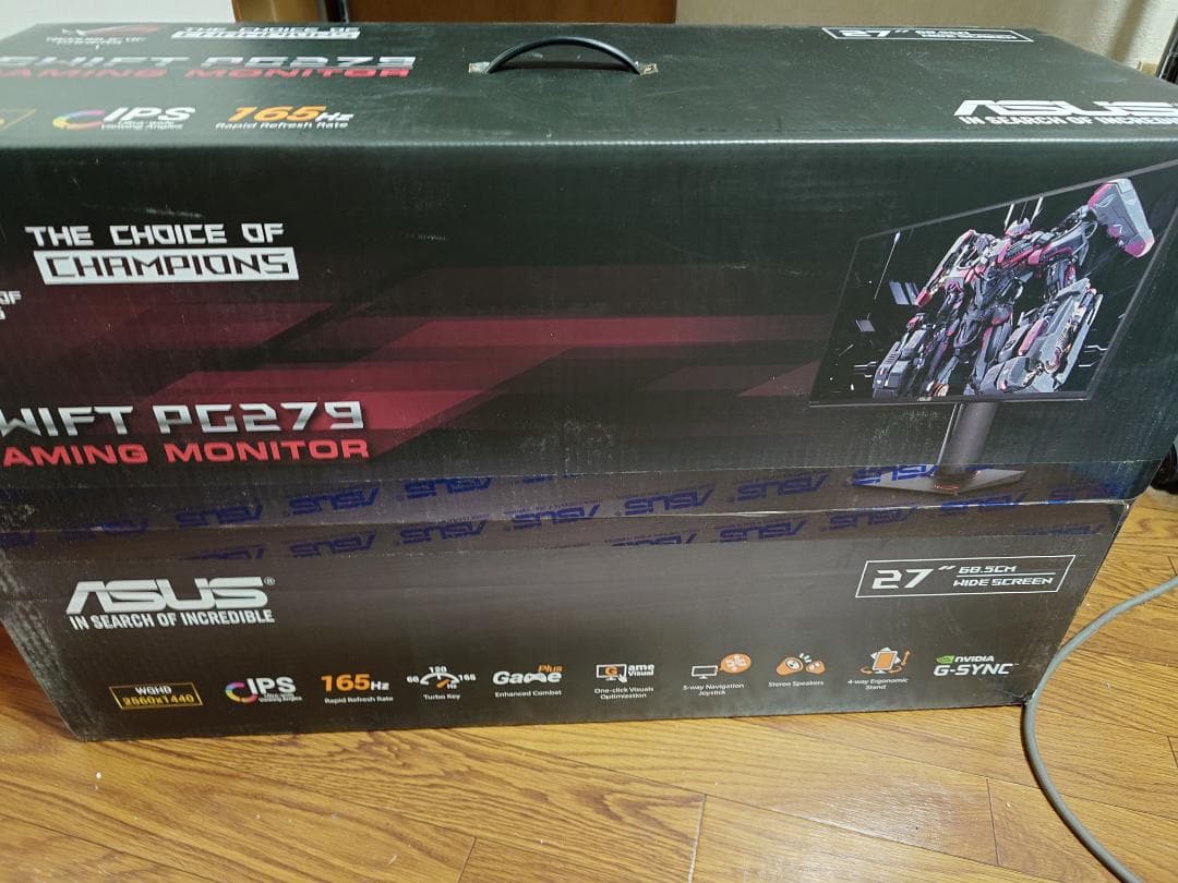 ASUS製 ゲーミングディスプレイASUS ROG SWIFT PG279Q