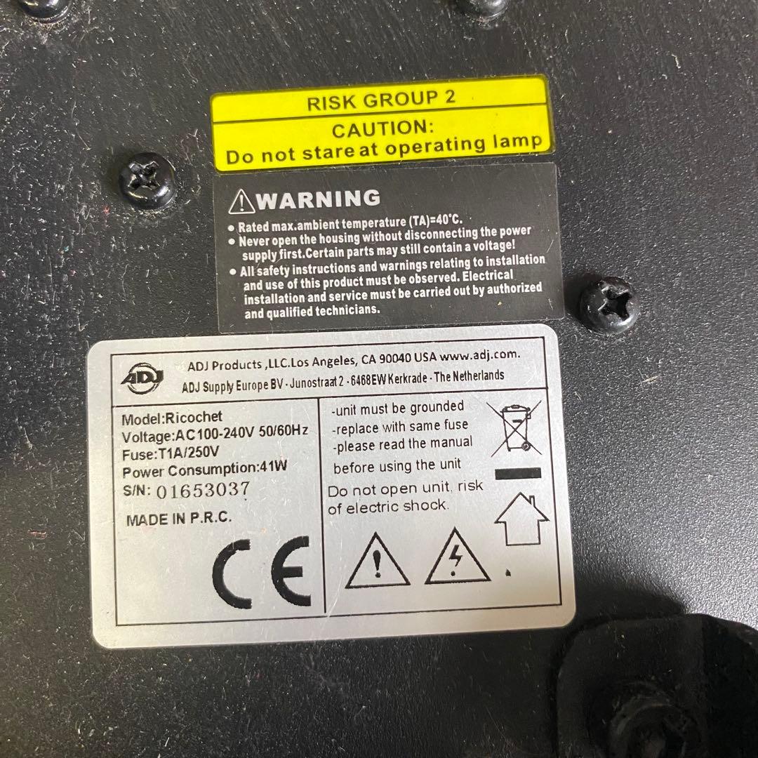 AMERICAN DJミラースキャン RICOCHET 3点セット 機材