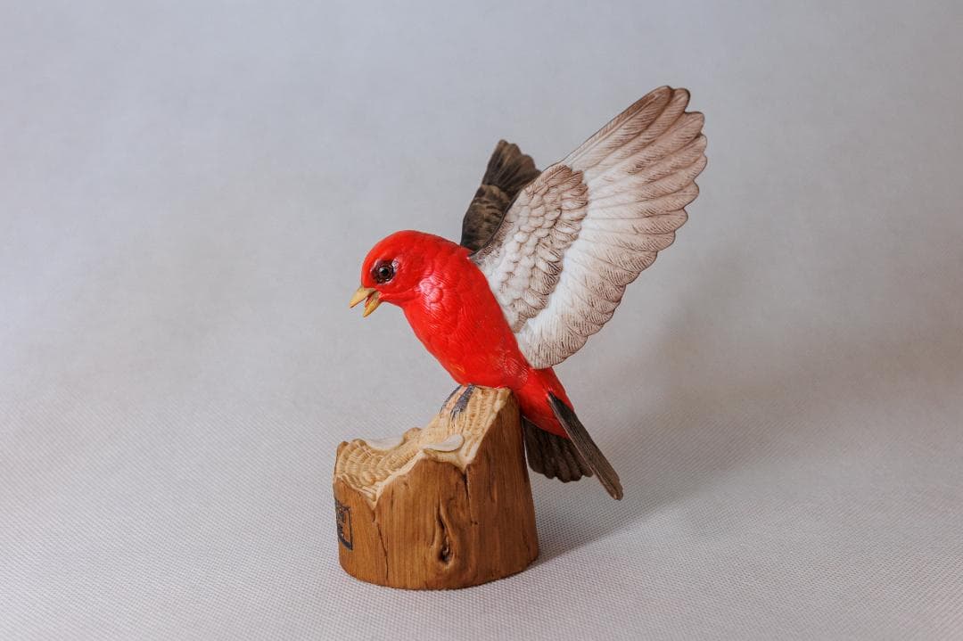 【レア】パーカー　デュオフォールド　「スカーレットタナガー」万年筆スタンド