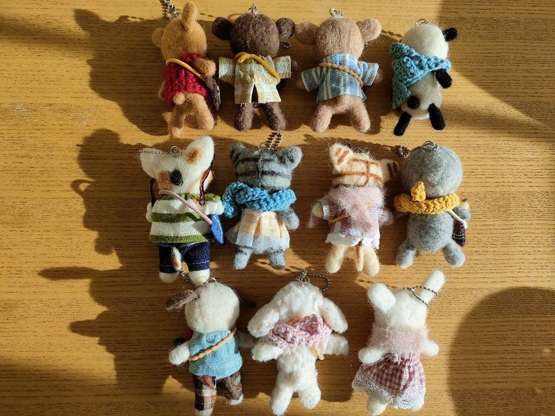 羊毛フェルト　動物 11匹