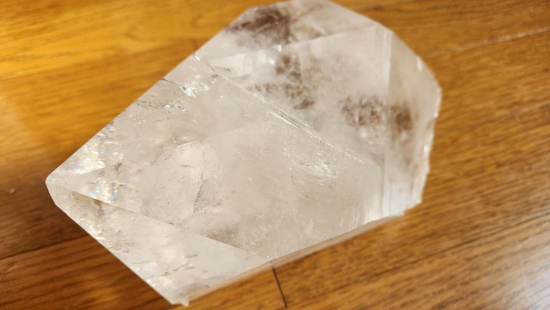 新春値下げ✨水晶　六角柱　イシスクリスタル　4.13キロ