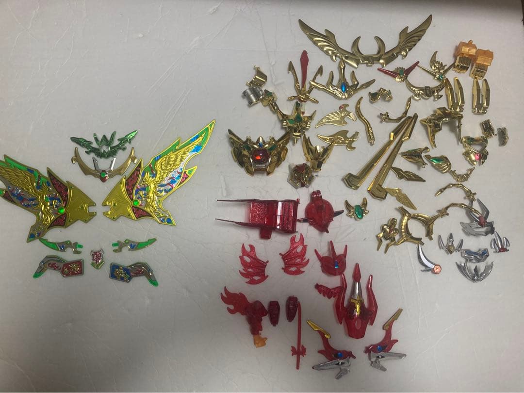 SDガンダムBB戦士 パーツセット　綺羅鋼　メッキ系パーツ　改造用　ジャンク