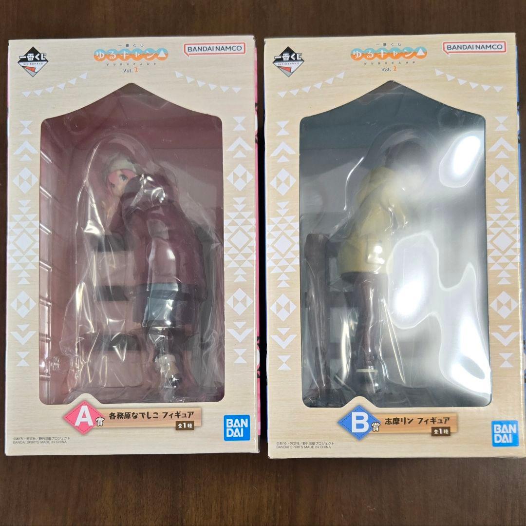 一番くじ ゆるキャン△ vol.2 A,B,C賞 フィギュア2種+トートバッグ