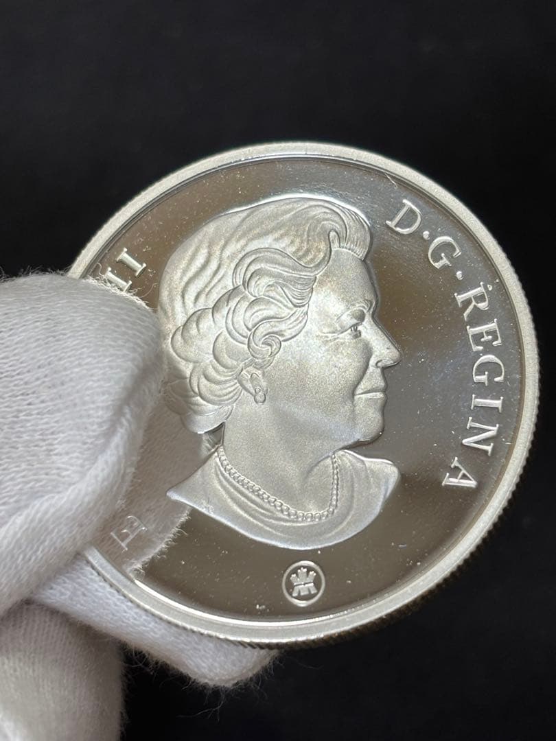 【純銀製】カナダ１９２０年炭鉱労働者採掘石炭貿易 １オンスプルーフ純銀