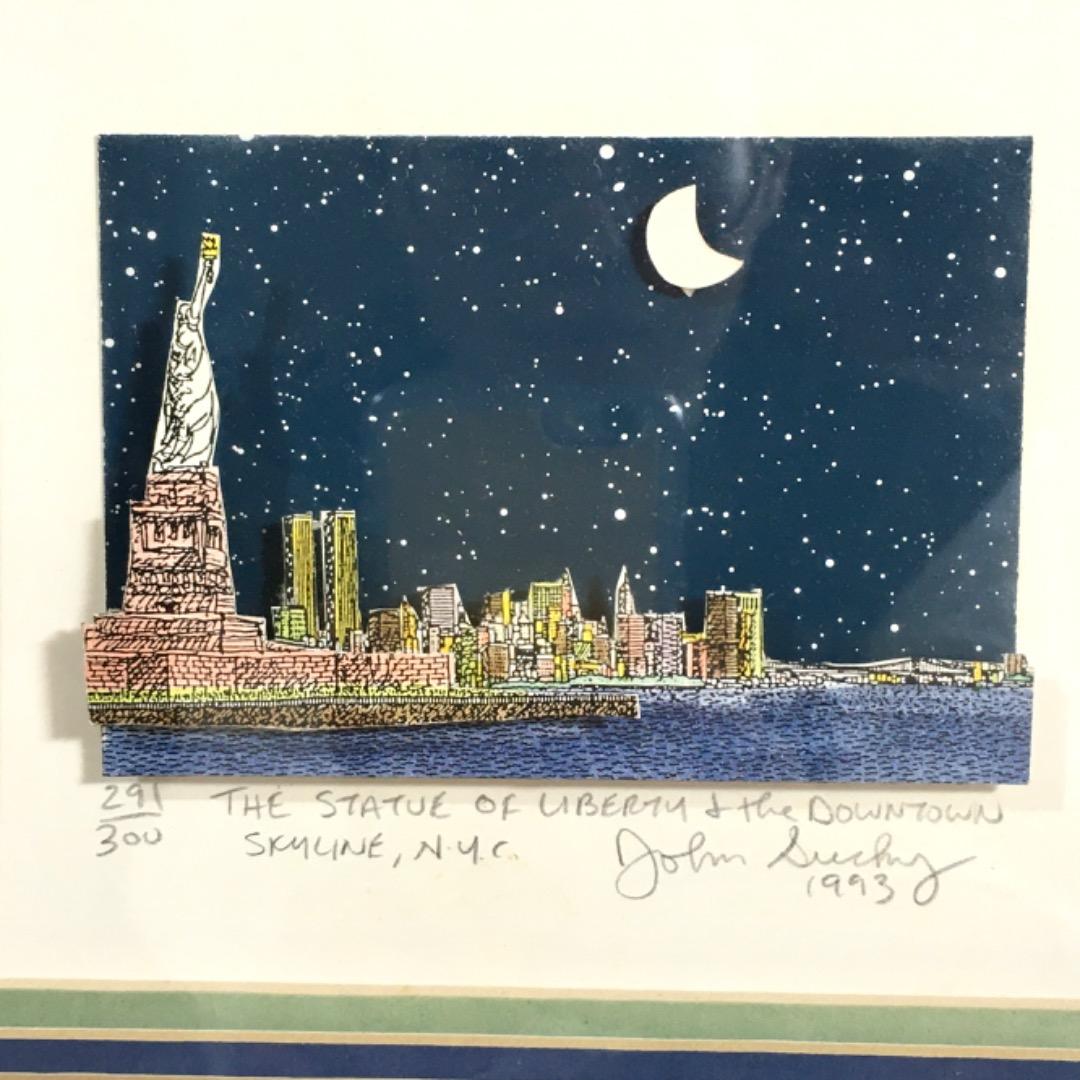 ○John Suchy ジョン・サッチー 自由の女神 1993年 3Dアート