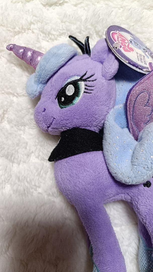 マイリトルポニー　プリンセスルナ　初期　希少　ぬいぐるみ　紫