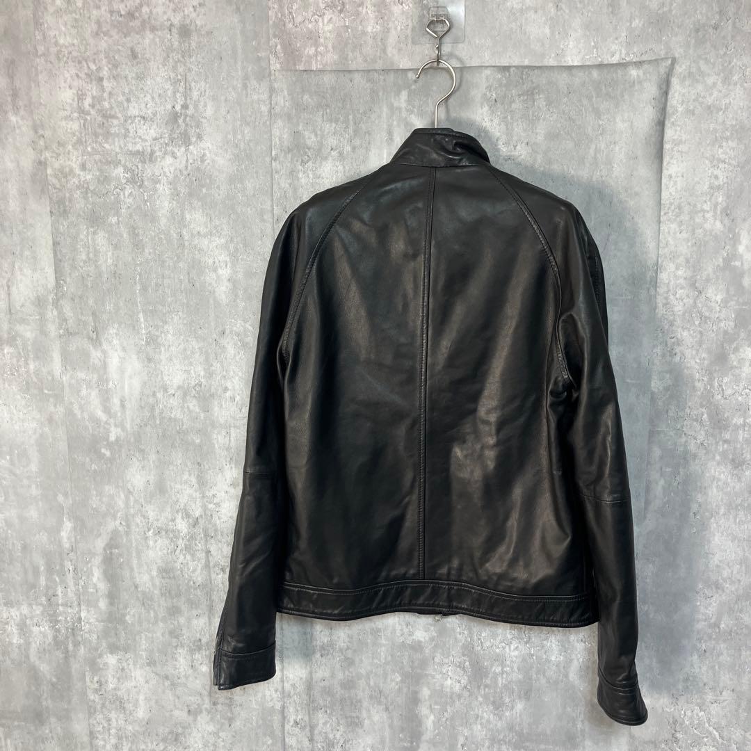 BARNEYS NEWYORK スタンドカラー レザージャケット 46