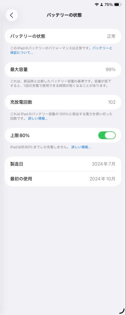 iPad mini (A17 Pro) Wi-Fiモデル 128gb 第7世代