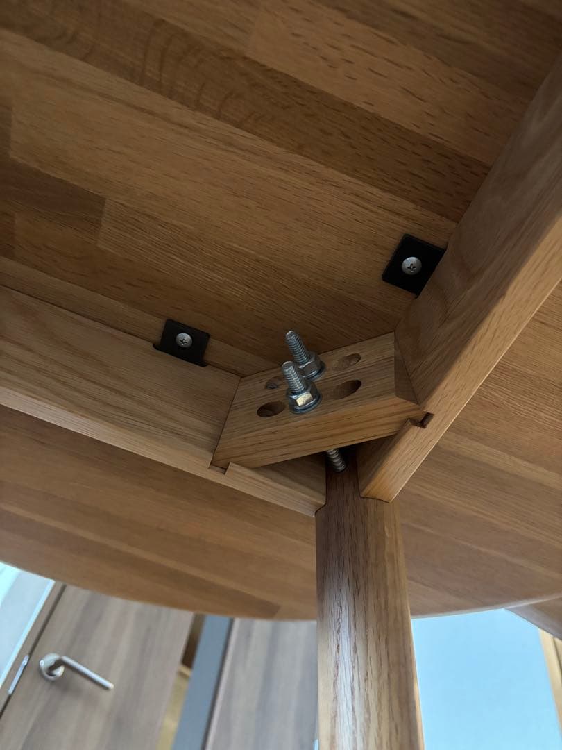 匠工芸 yamanami YT2 オーク材 円形 丸ダイニングテーブル