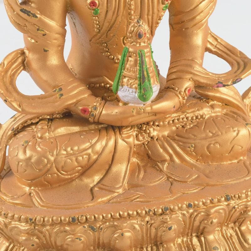 仏教美術　古銅鍍金　チベット仏　仏像　置物　V　9376