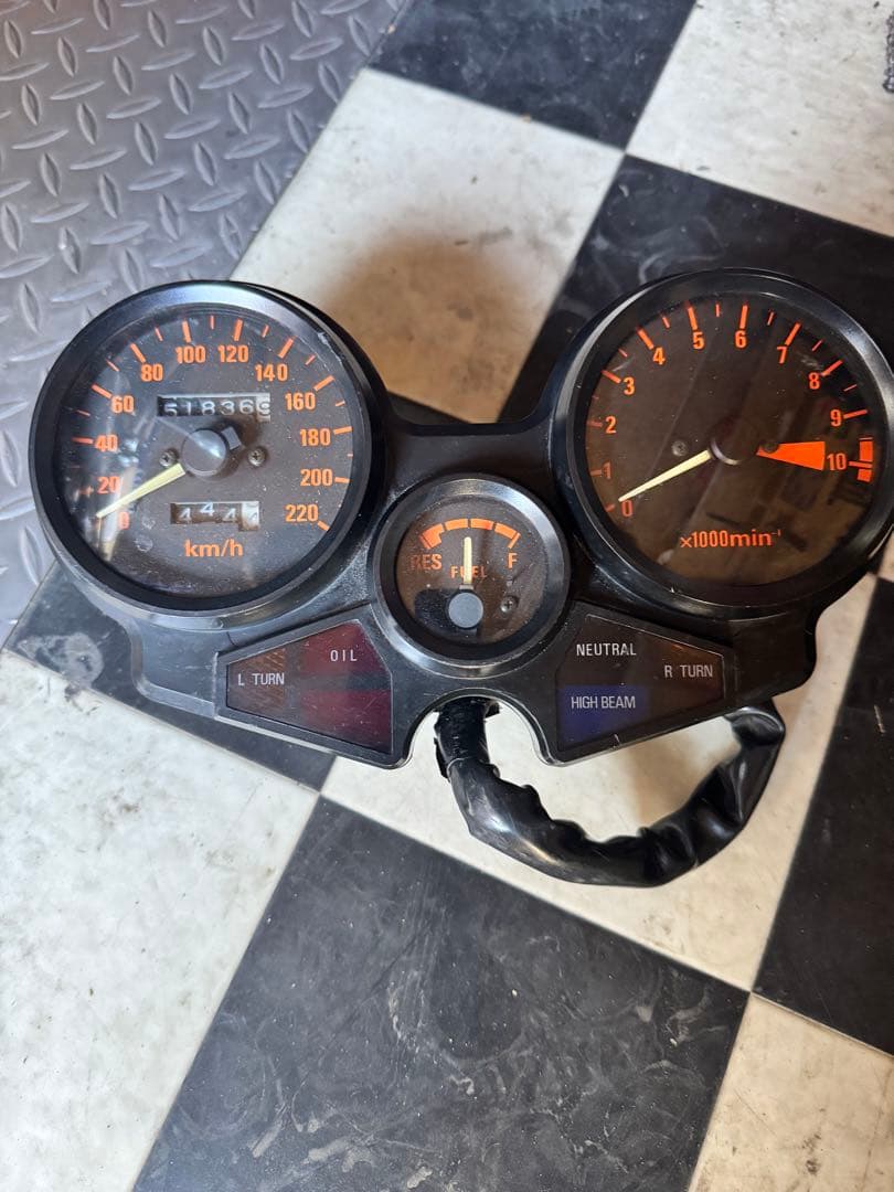 ホンダ純正日本精機cbx400f 550f フルスケールスピードメーター