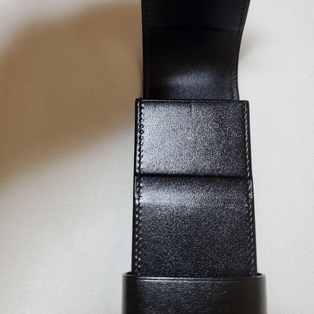 MONT BLANC ブラックレザー ペンケース 2本差し ボックス付き