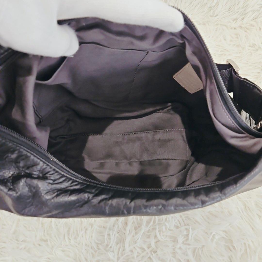 russet ラシット ソフトレザー ラウンド ビッグショルダ ーバッグ 肩掛け