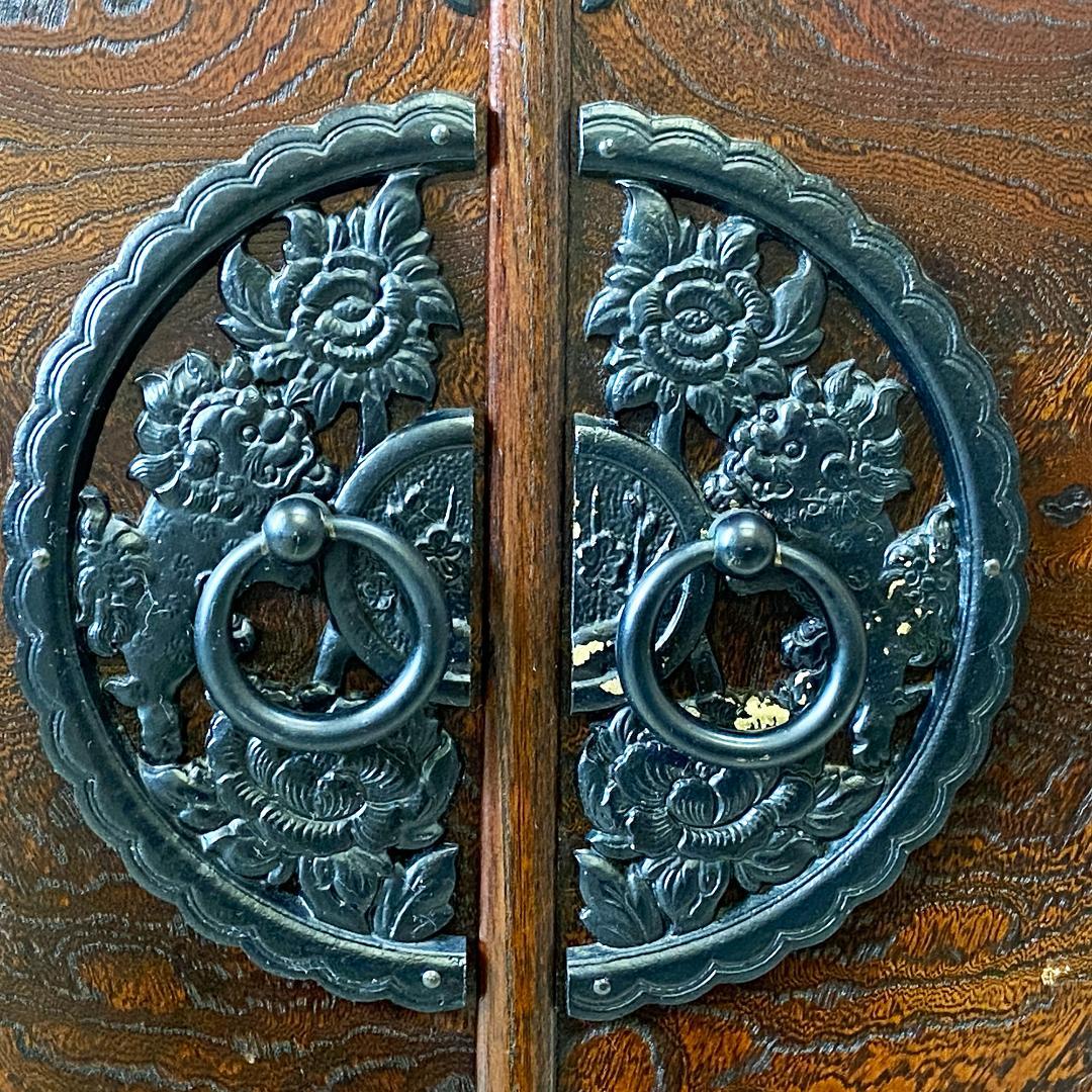 民芸家具 駿河民芸小箪笥 伝統的な日本の木製タンス