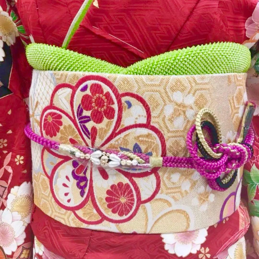 振袖 フルセット 【着付け小物付き】赤 古典 美品