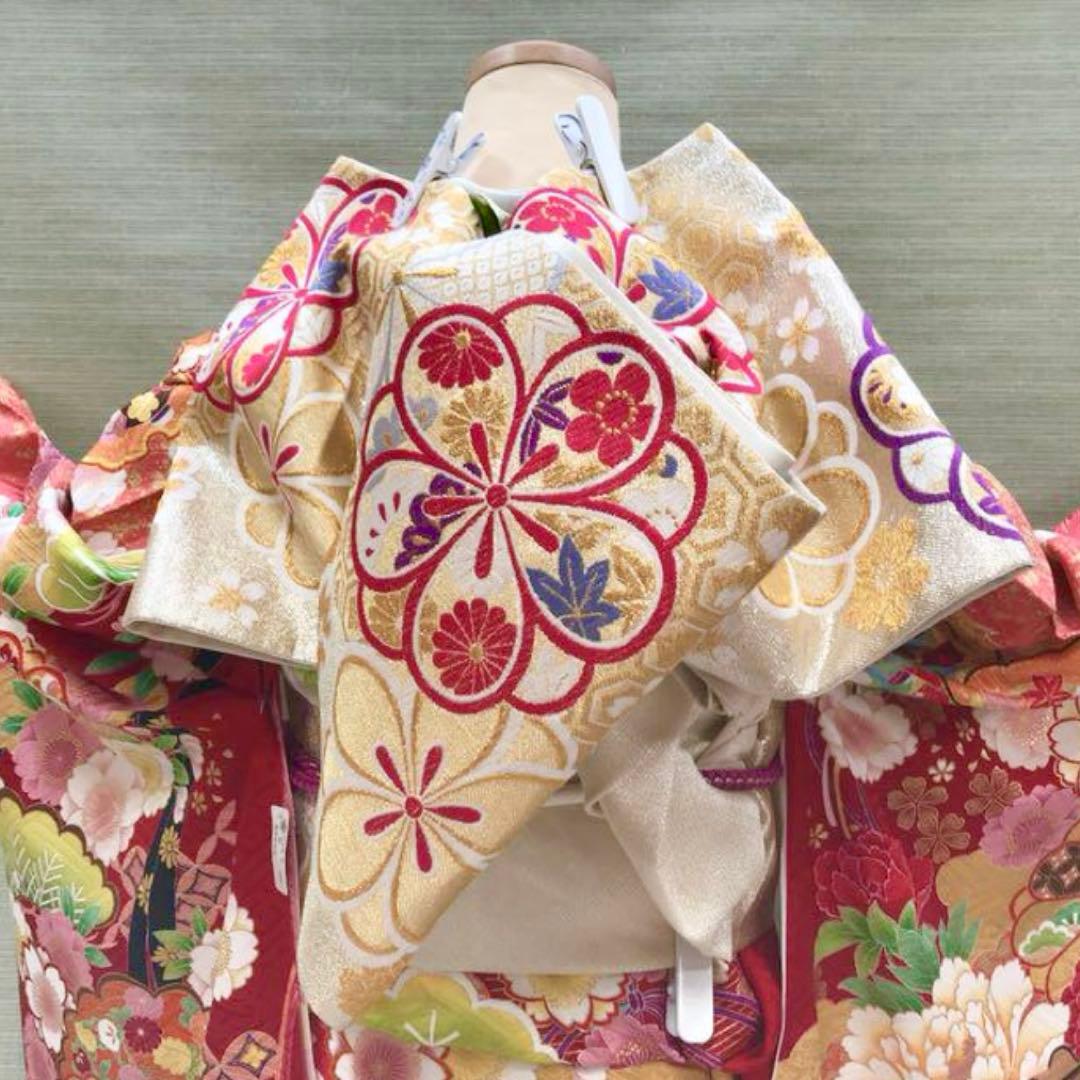 振袖 フルセット 【着付け小物付き】赤 古典 美品