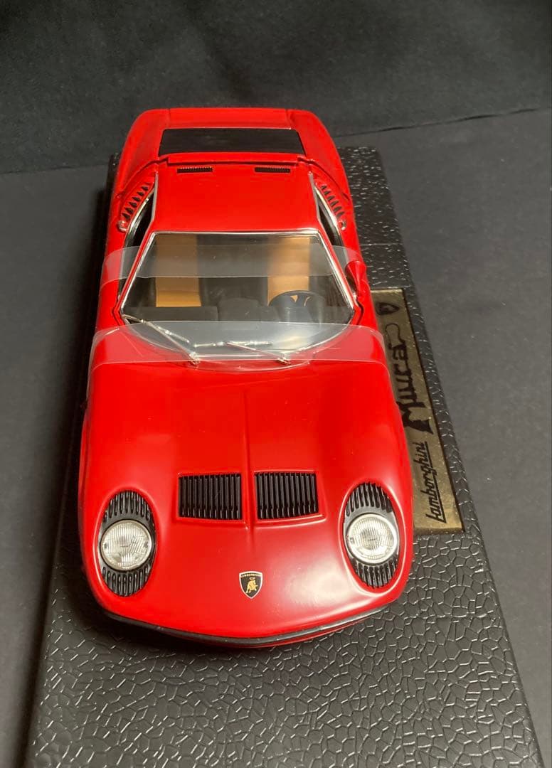1/18 ランボルギーニ　ミウラ　レッド　2点セット