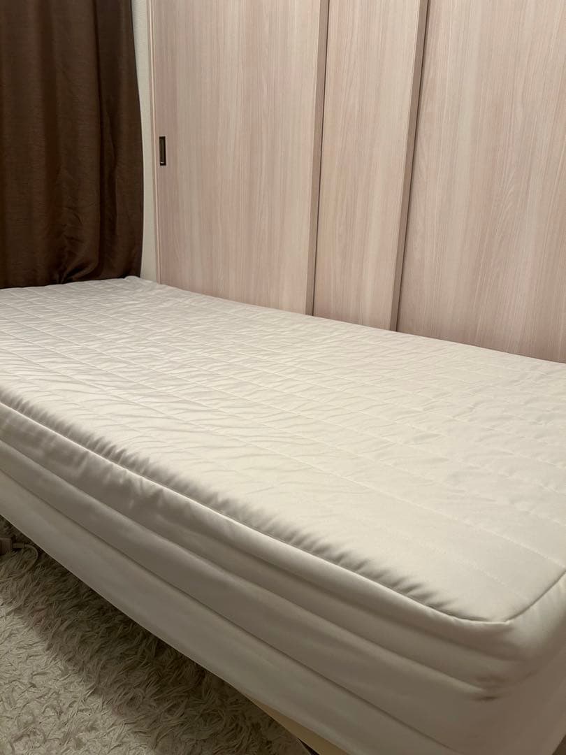 シングル脚付マットレス　ポケットコイル　（洗えるカバー　組み立て仕様）　無印良品