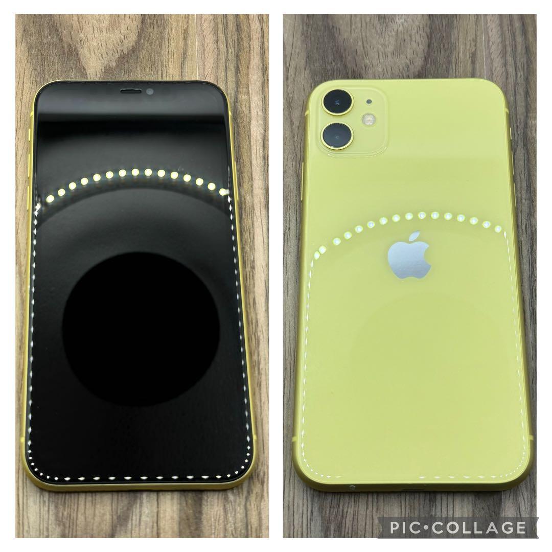【美品】 iPhone11 イエロー 256GB SIMフリー 新品バッテリー