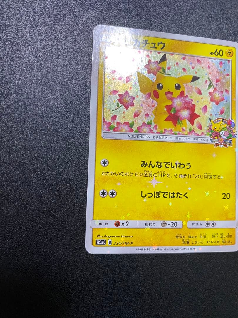 ピカチュウ：ポケモンセンター20th みんなでいわう　SM-Pプロモ