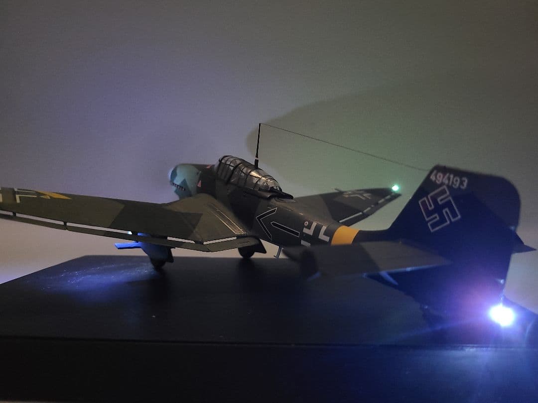 ユンカース スツーカ ju87 タンクバスター リアルモーターライズ完成品