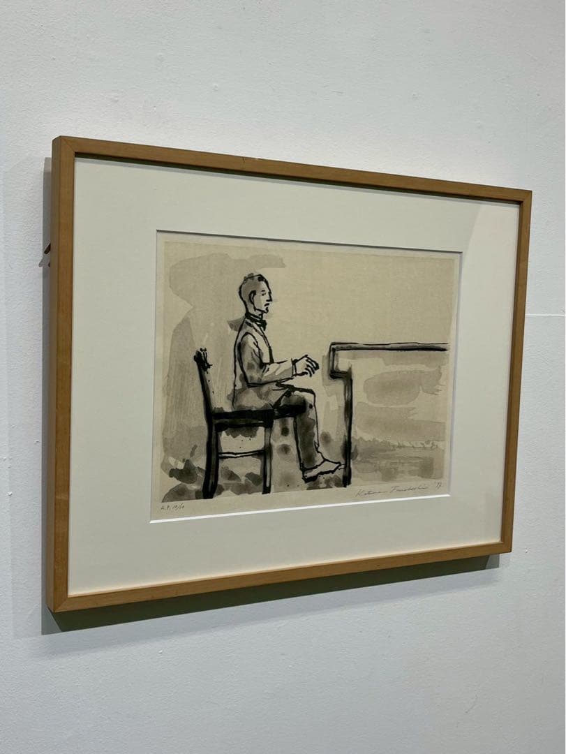 舟越桂《水のソナタ・アレグロ》1997年 木版画 AP10/10