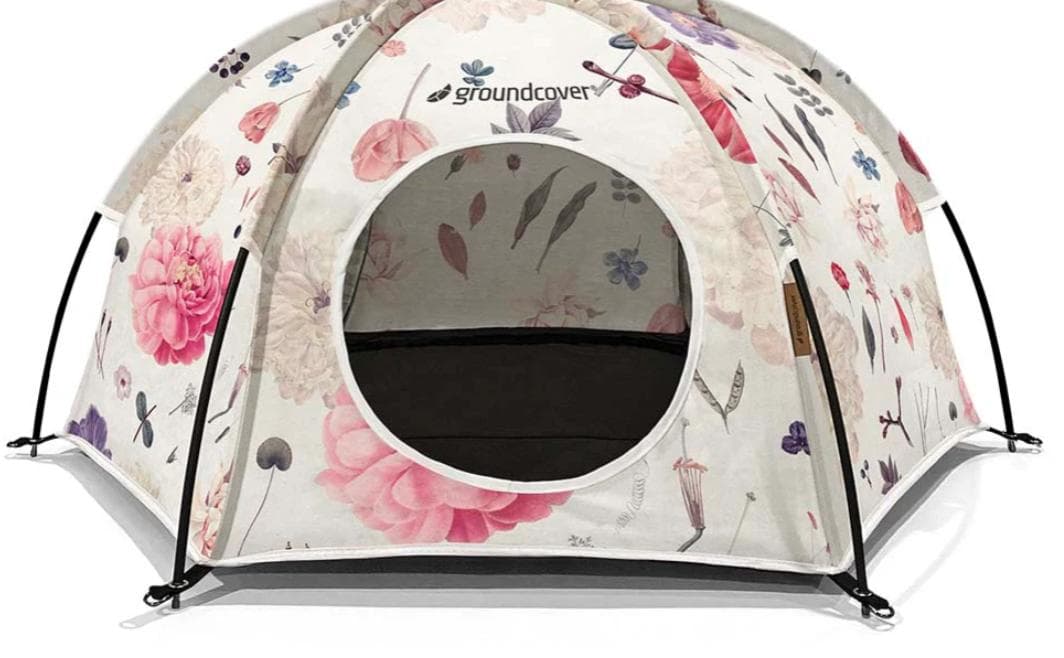 groundcover MEOW HOUSE FLOWER　猫用ドームテント