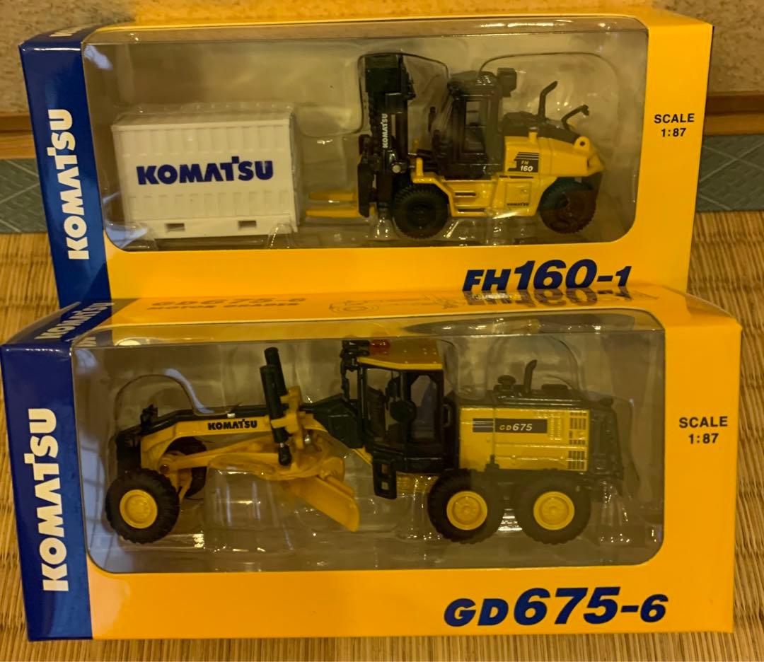 コマツ　KOMATSU  オリジナルミニチュア　10種類　非売品