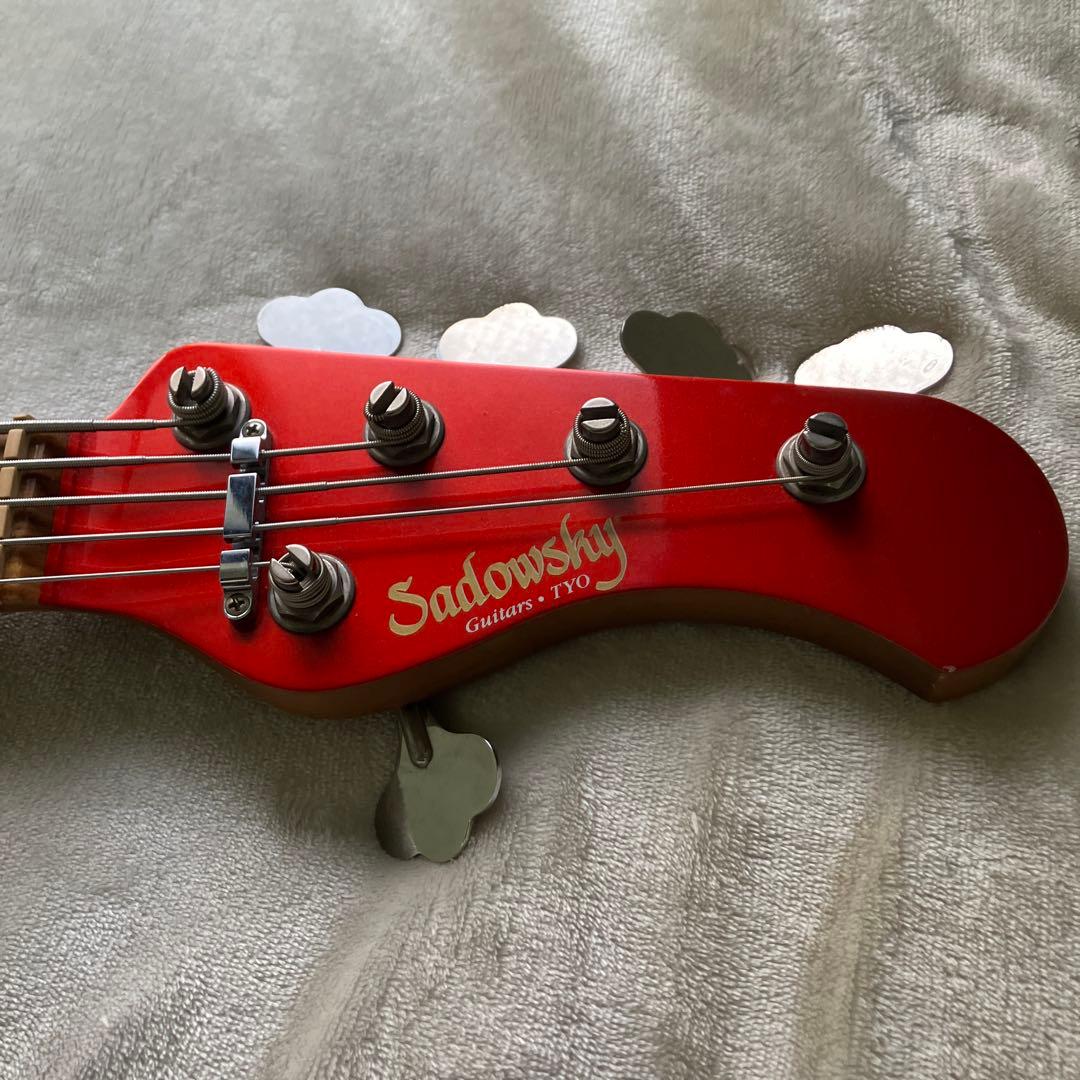 最終値下げSadowsky TYO 5弦ベース キャンディアップルオレンジ