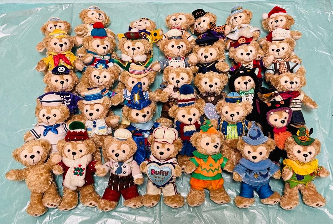 ディズニーシー　ダッフィー　ぬいぐるみバッジ　まとめ売り