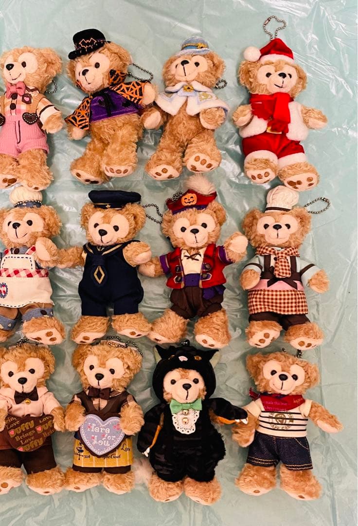 ディズニーシー　ダッフィー　ぬいぐるみバッジ　まとめ売り