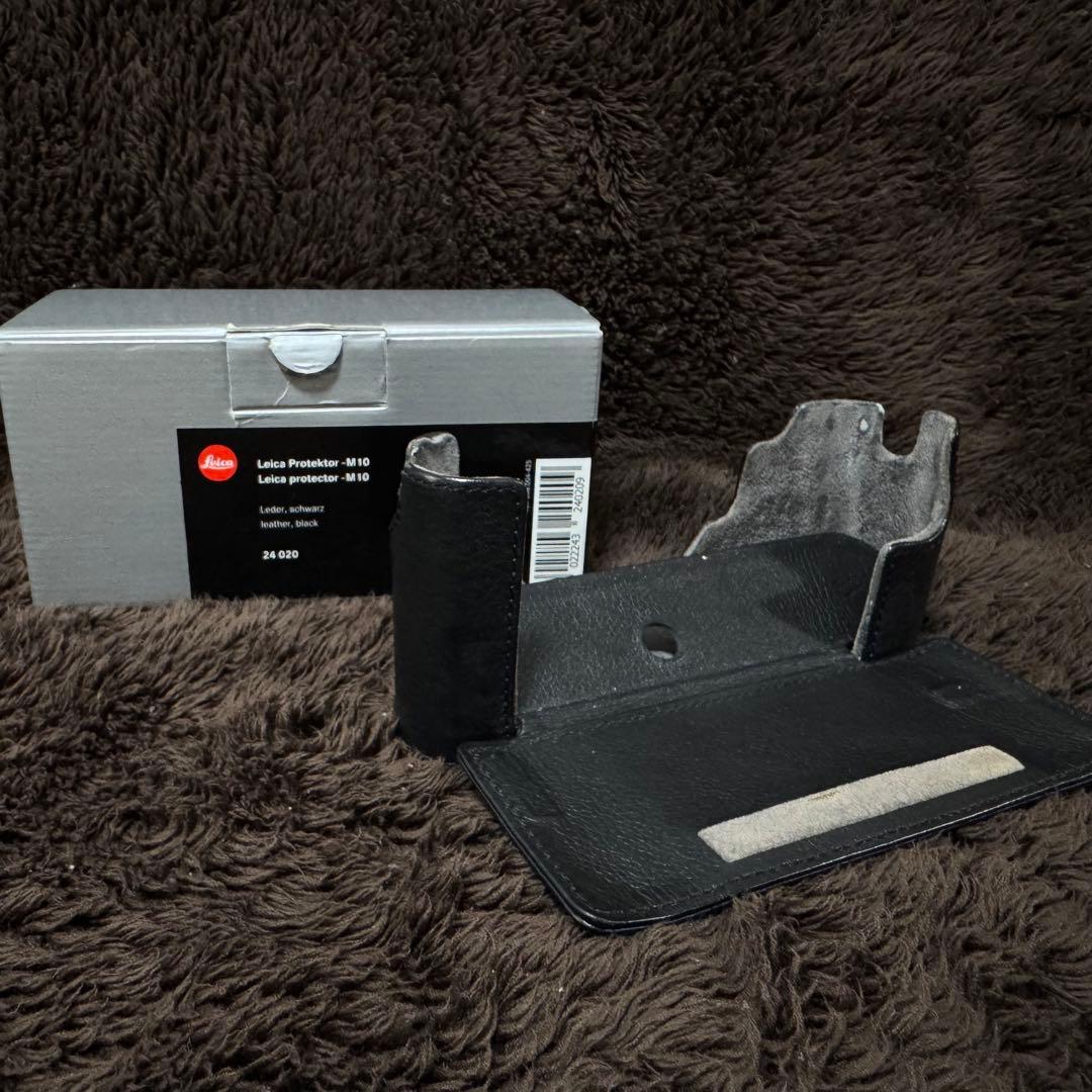 Leica M10-R ブラッククローム　極美品　A級　純正レザーケース付き